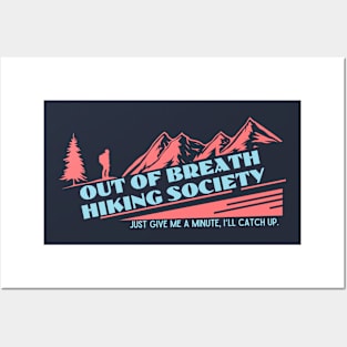 Out of Breath Hiking Society 1 Posters and Art